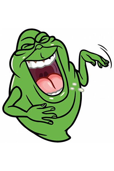 INOVATIX Set de 8 piese, autocolant Slimer Ghost Buster, INOVATIX®. 6 cm