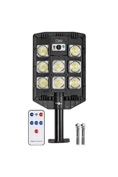 SIKS Solar Street or Garden Lamp With Built-in Solar Panel, Outdoor, 208 SMD LED, Neutral Light