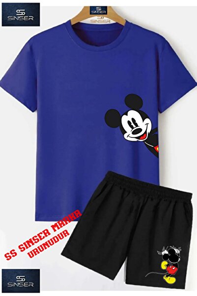 SS SİNSER Tricou cu gât rotund cu imprimeu special „MICKEY LOOKING SIDEWAYS” ...