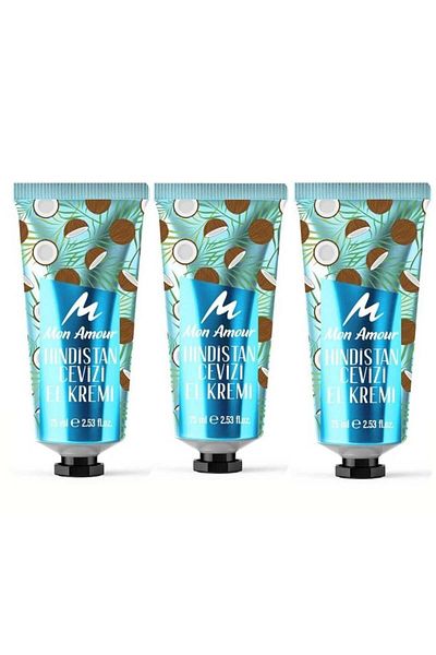 monamour Mon Amour Coconut Hand Cream 3 Pieces