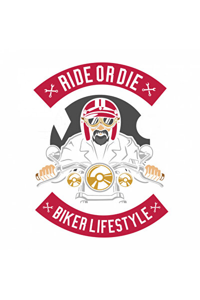 INOVATIX Σετ 8 τεμαχίων, Αυτοκόλλητο Ride of die Biker Lifestyle, INOVATIX®. ...