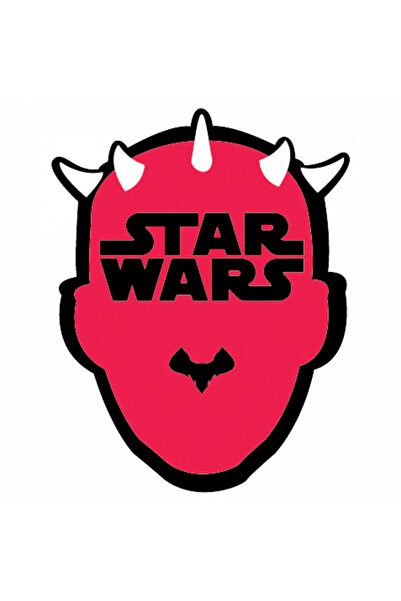 INOVATIX Set de 8 piese, autocolant Starwars Diavolul Roșu cu coarne, INOVATIX®. 6 cm