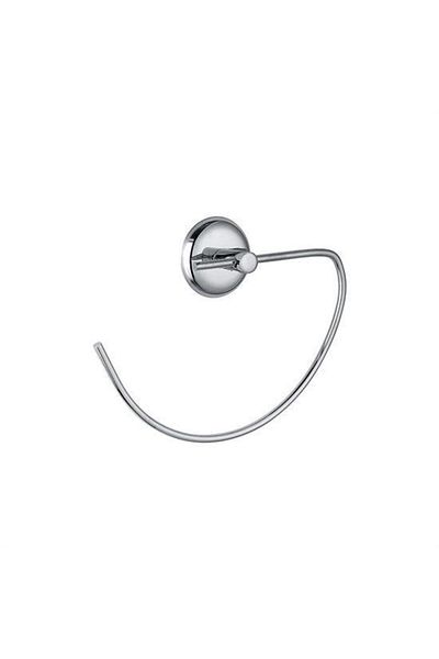 Skygo BUFFER® Stainless Metal Decorative Towel Holder Towel Holder Silver Color