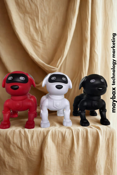 LEERFEI Köpek Bluetooth Hoparlör Köpek Tasarımlı Bluetooth USB TF Kart Destek...