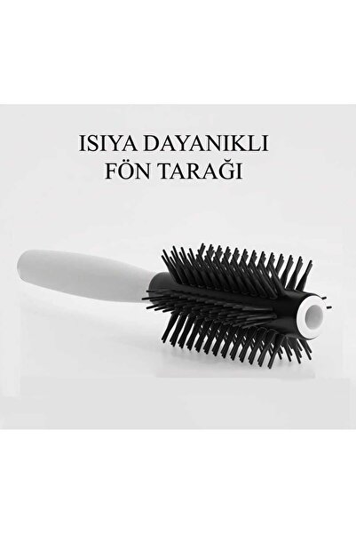lawrenceshop Isıya Dayanıklı Fön Fırçası Saç Tarağı Heat Resistant Blow Dry B...