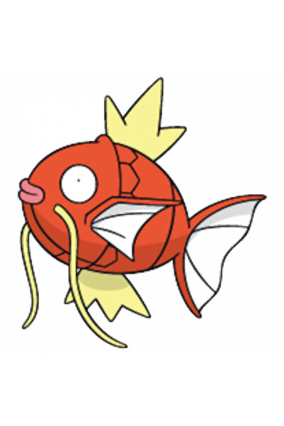 INOVATIX Set de 8 piese, autocolant Pokemon Magikarp, INOVATIX®. 6 cm