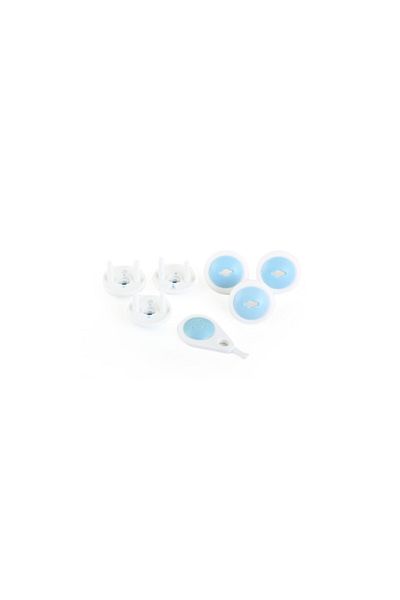 Kanonik Education Child Protection Socket Lock with Key 6 Pieces