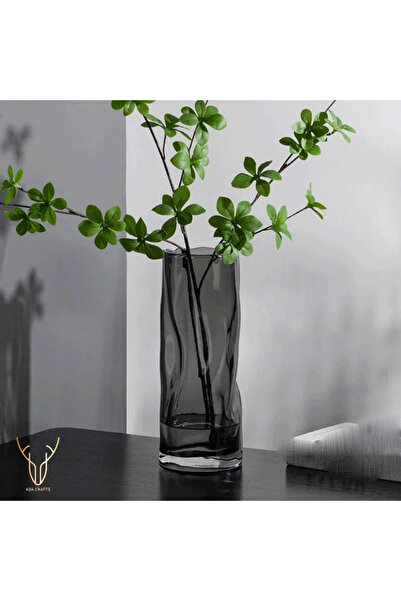 Ada Crafts WAVE GRI CAM VAZO