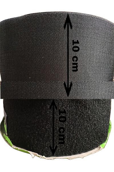 efmues Velcro Tape 10 cm Wide Black Color Dress Velcro 1 Meter