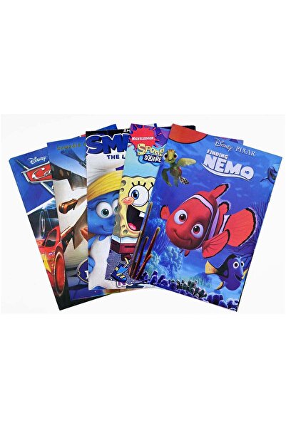 Coloring Book كتاب تلوين ديزني 5 قطع