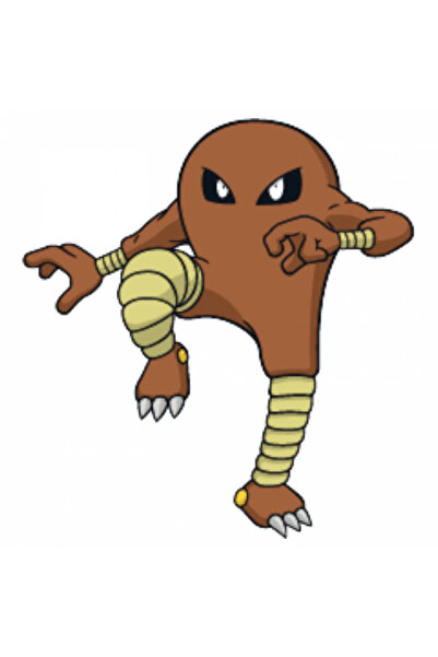 INOVATIX Set de 8 piese, autocolant Pokemon Hitmonlee, INOVATIX®. 6 cm