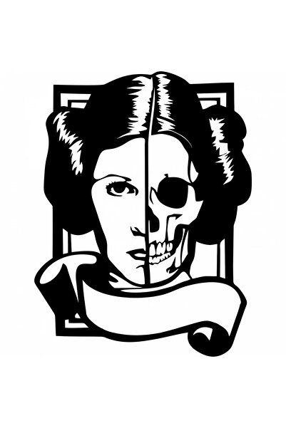 INOVATIX Set de 8 piese, autocolant Prințesa Leia Star Wars, INOVATIX®. 6 cm