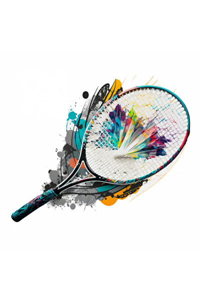 INOVATIX Set de 8 piese, autocolant rachetă badminton, INOVATIX®. 6 cm