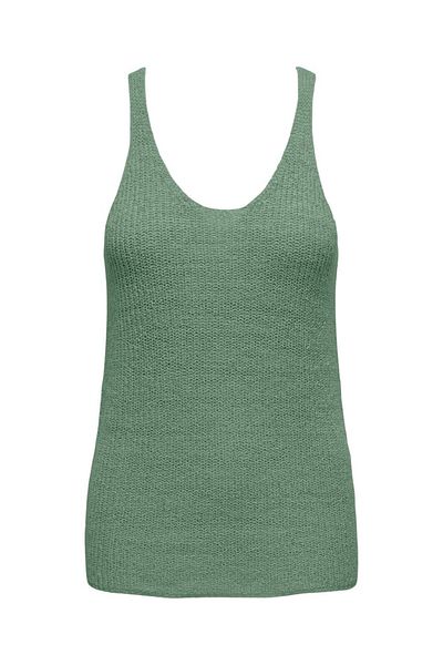 ONLY Onlsunny Sl Rib V-Neck Knt Women's Green Sweater - 15321455