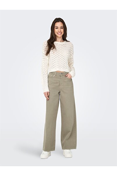 ONLY Onlmilly Mw Baggy Pant Cc Pnt Women's Green Trousers - 15338618