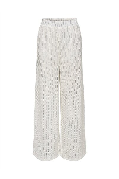 ONLY Onlfreya Straight Pant Jr Off White Women's Pants