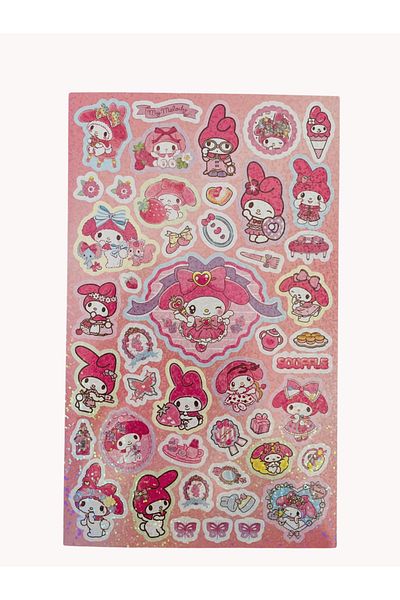 Mielibon Glitter Sticker Notebook |   100+ Glitter Stickers |   4 Pages Character Themed