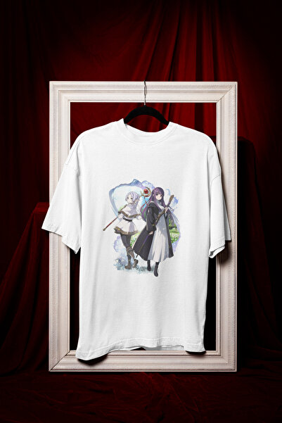 MAGORS تي شيرت نسائي بأكمام قصيرة من القطن مطبوع عليه ANIME GIRLS