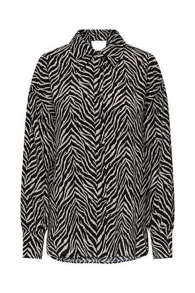 ONLY Onlkatty Life L/S Loose Shirt Ptm Women's Black Shirt - 15341494