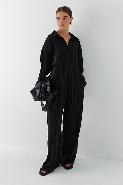 MARKALİSTE Flowy Oversize Suit Black