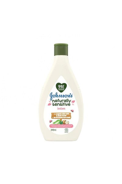 Johnson's Johnson's Lotion with Organic Aloe Vera & Shea Butter Protects & Moisturizes - 395 ml