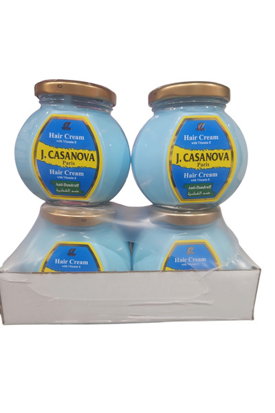 j.casanova كريم كازانوفا ازرق 150 جرام ضد القشرة 6 قطع