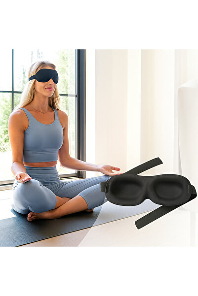 Home Tam Karartmalı 3D Uyku Maskesi – Işık Geçirmez, Ergonomik, Rahat ve Hipo...