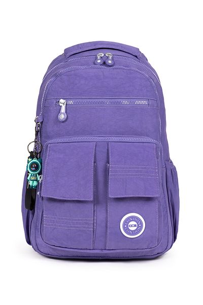 Necati Çanta Waterproof Crinkle Fabric Backpack for School and Daily Use