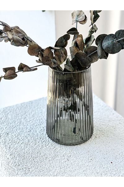 KaiHome Blue Mini Decorative Glass Vase / Flower Pot