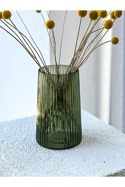 KaiHome Blue Mini Decorative Glass Vase / Flower Pot