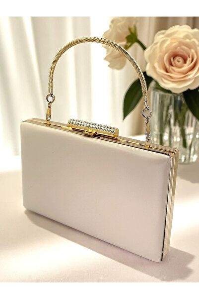 Biçanta حقيبة فستان سهرة نسائية من الجلد غير اللامع بلون رملي لحفلات الزفاف و...