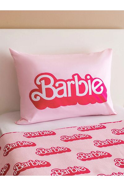 LC Waikiki Barbie Printed Single Pique Set