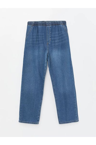 LC Waikiki Comfortable Fit Boys' Jeans Trousers with Elastic Waist