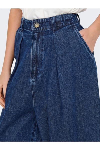 ONLY ONLLERIN HW BALLOON DB DNM QYT Pantaloni de damă din denim bleumarin - 15339183
