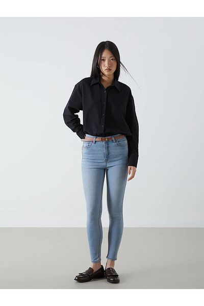 LC Waikiki Jupiter Super Skinny Fit Jean Trousers with Waist Belt