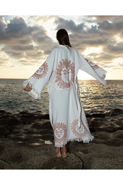 Genel Markalar Bornoz ,plaj Kıyafeti,kimono , Kaftan ,sabahlık Ham Kumaş Kızı...