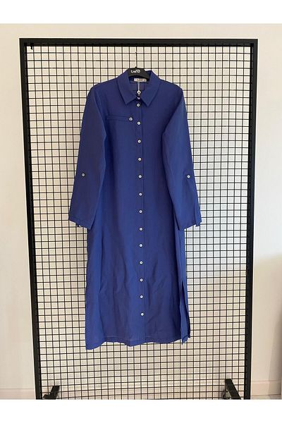 Armine TREND 2025-New Season Sleeve Fold Buttoned Tunic-25Yt4142