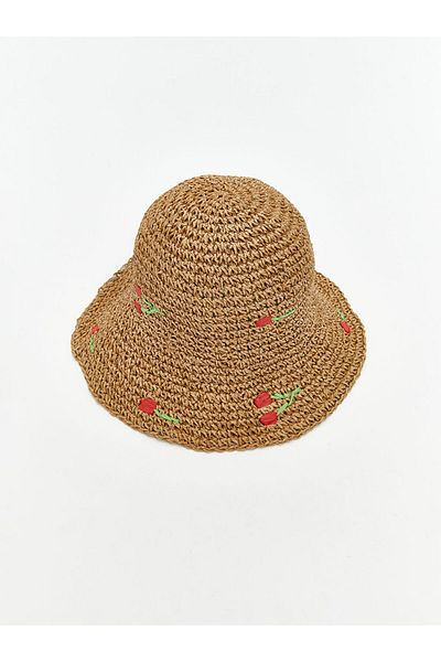 LC Waikiki Lcw Accessories Beige Women's Straw Bucket Hat