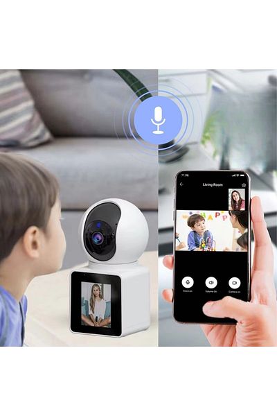 Skygo Buffer ®   Home Security Camera That Can Provide Wifi Connected Video Calls