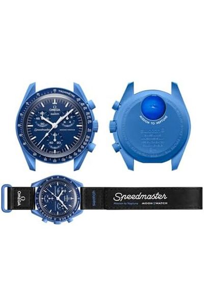 Swatch Omega x Swatch MoonSwatch Collection - Mission to the Neptune - Bioceramic Collection Blue and Black