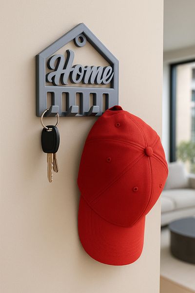 Anılfashion Decorative Opening and Closing Key Hanger Home Detail 15 X 15 cm