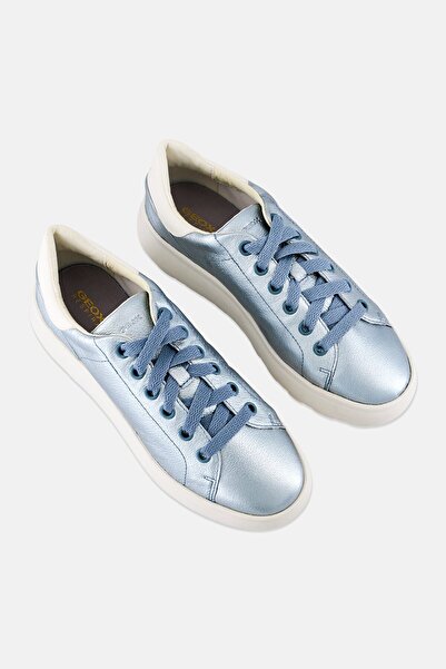 Geox Blue Women's Leather Sneaker D Spherica Ec4.1 C