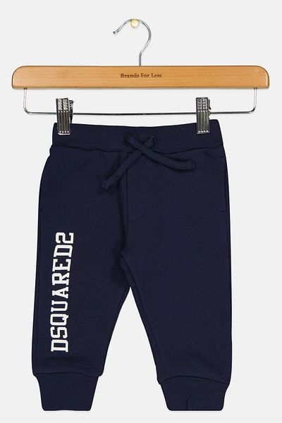 DSquared2 Toddlers Boy Brand Logo Drawstring Jogger Pants, Navy