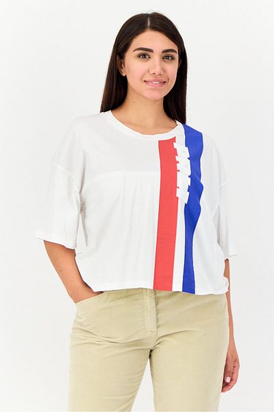 Polo Ralph Lauren Women Round Neck Short Sleeves Graphic Print T-Shirt, Multicolor