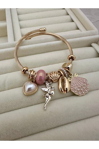 Lumina Atelier Charm Steel Bracelet
