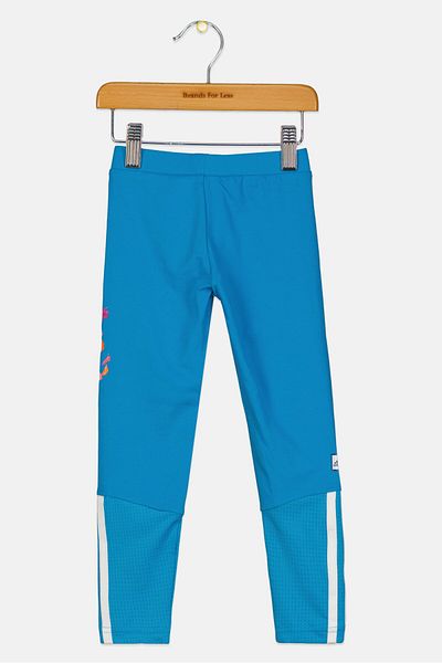 adidas x Disney Toddlers Girl Frozen II Pants, Blue Combo