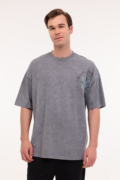 lumberjack Ml Levi 12Fl-08 5Fx a Anthracite Men's Short Sleeve T-Shirt