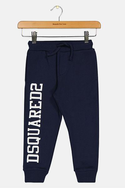 DSquared2 Toddlers Boy Brand Logo Drawstring Jogger Pants, Navy