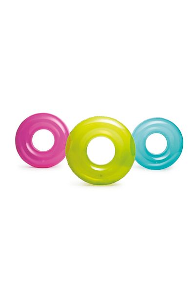 Sea Home +8 Years 76cm Transparent Printed Jumbo Ring Children's Ring Inflatable Pool and Sea Swimming Ring M-59260