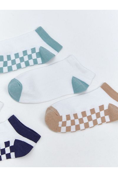 LC Waikiki New Season Patterned Boy's Booties Socks 5-Piece - S5R470Z4